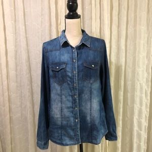 Denim Button Up